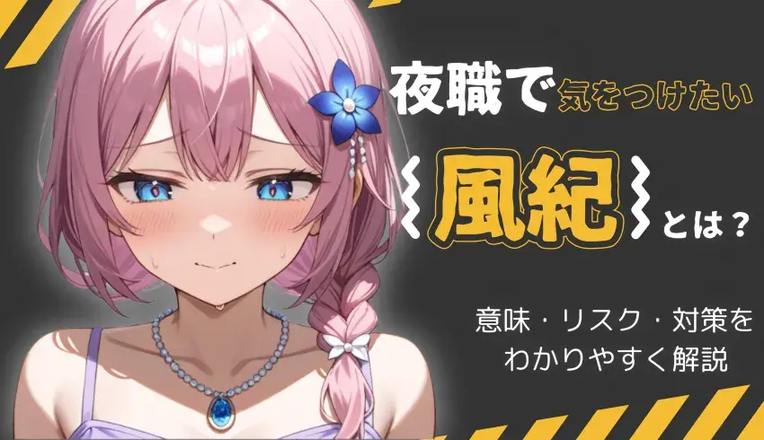 夜職で気をつけたい「風紀」とは？意味・リスク・対策をわかりやすく解説